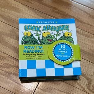 Look Around! Pre-Reader 10 Book Set for ages 3-7 for short and long vowel sounds